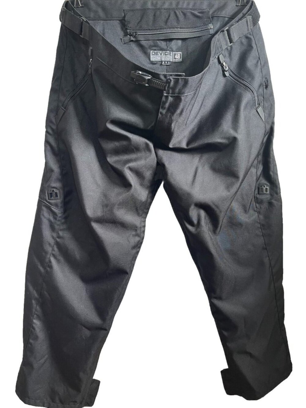 ICON Device Textile Black Pants Asphalt Tech Mens Size 48x35” Overpant Protector